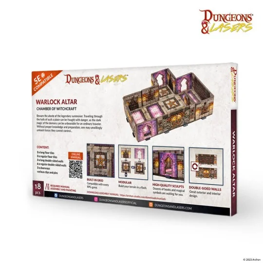 Dungeons & Lasers Expansion Set: WARLOCK ALTAR - Archon Studio DNL0053