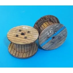 Cable reels- small, 1/48 - Plus model 4049