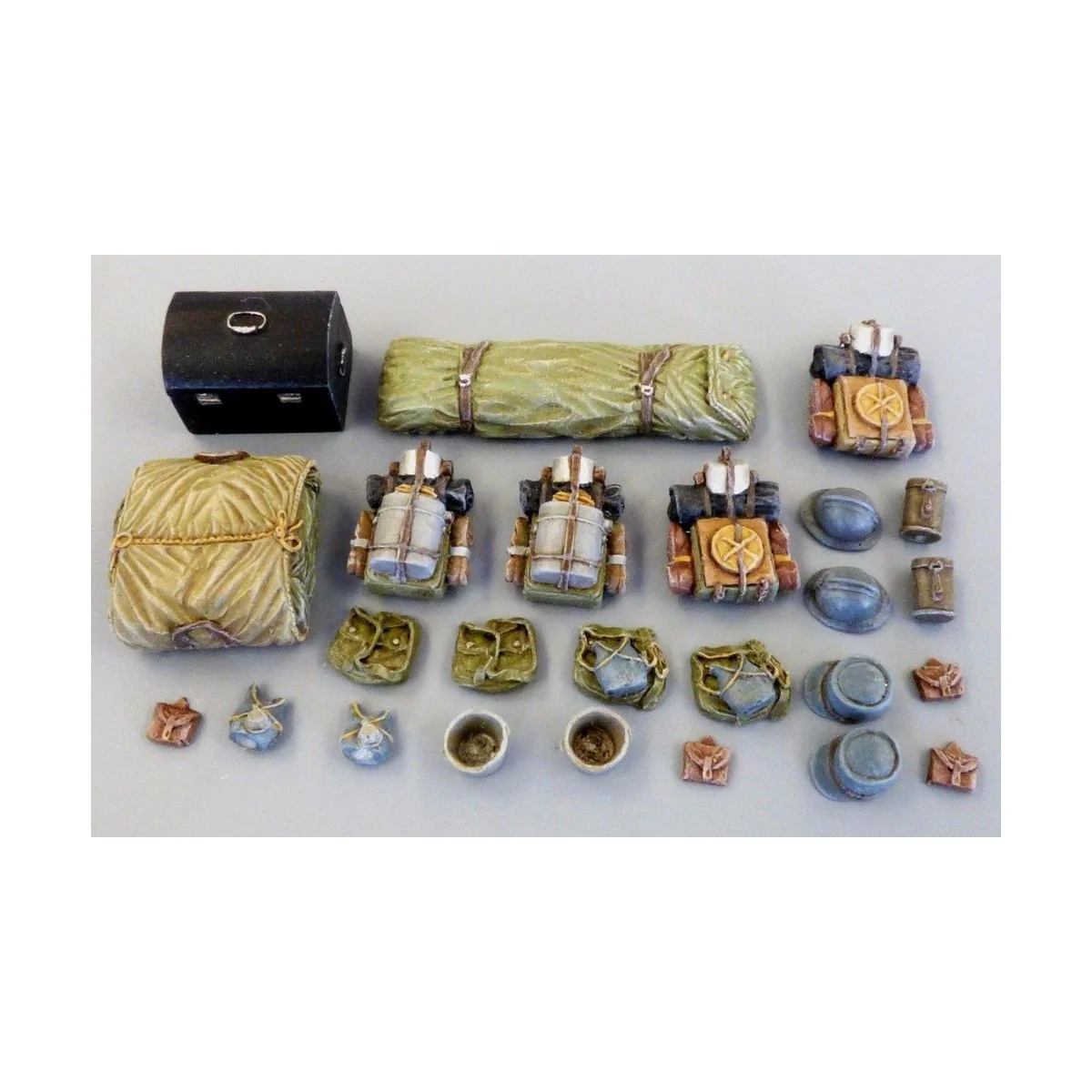 French rucksack WWI, 1/48 - Plus model 4052