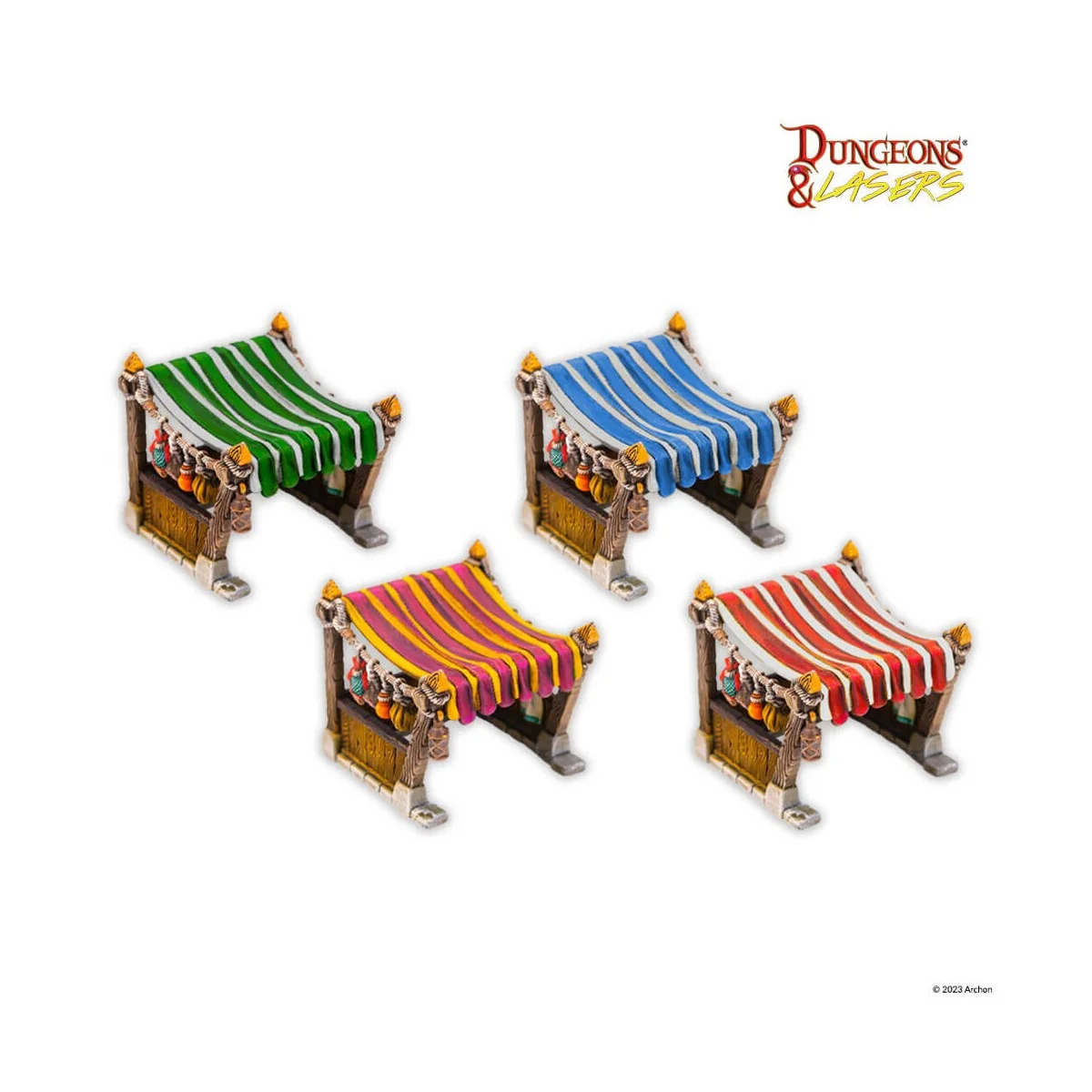Dungeons & Lasers Expansion Set: MARKET STALLS SET - Archon Studio ...