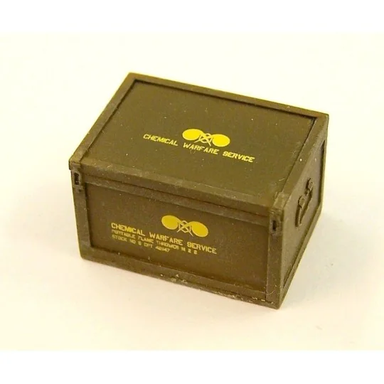 Box for U.S. flame-thrower, 1/35 - Plus model EL046