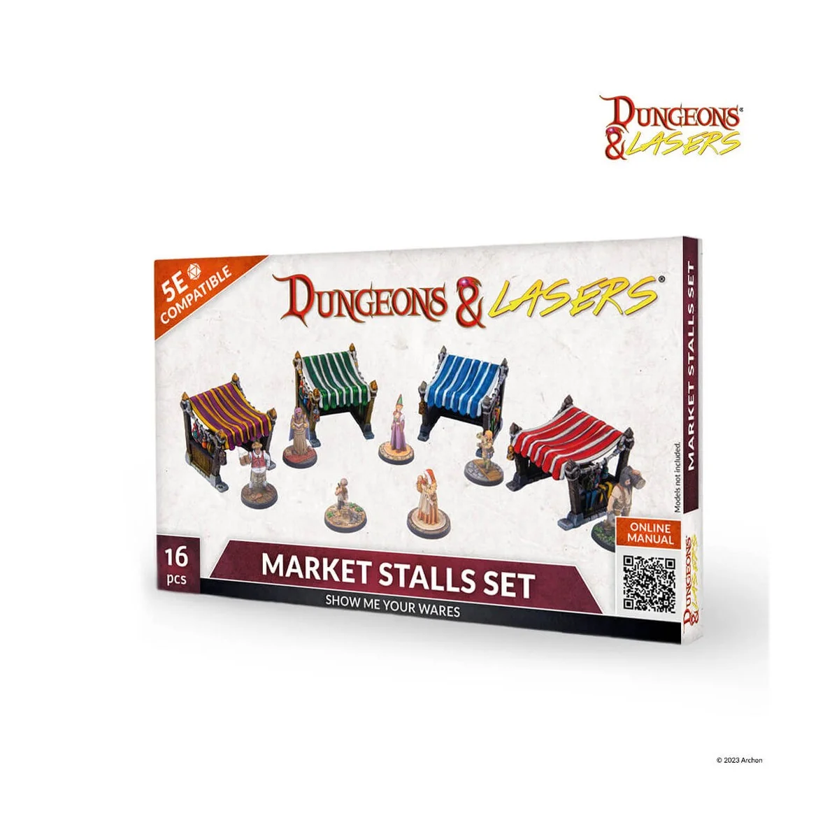 Dungeons & Lasers Expansion Set: MARKET STALLS SET - Archon Studio ...
