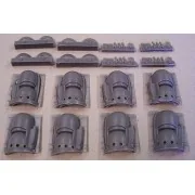 Engine cowling for L 1049 Constelation, 1/72 - Plus model AL7009