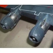 Engine cowling for L 1049 Constelation, 1/72 - Plus model AL7009