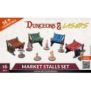 Dungeons & Lasers Expansion Set: MARKET STALLS SET - Archon Studio ...
