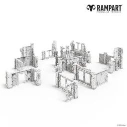 Modular Terrain: CITY RUINS - Archon Studio RAM0007
