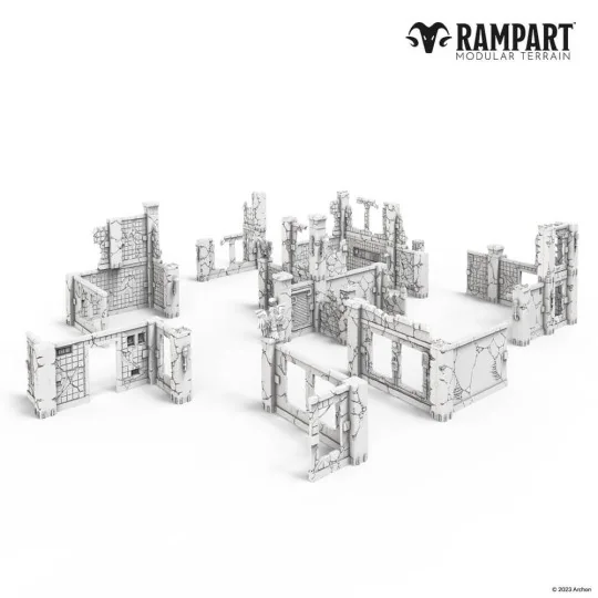 Modular Terrain: CITY RUINS - Archon Studio RAM0007