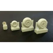 B-26 Marauder late wheels groved - Plus model AL7042