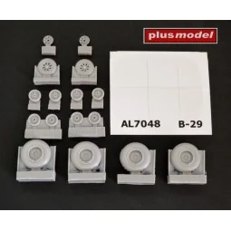 B-29 Superfortress groved tread - Plus model AL7048