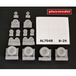 B-29 Superfortress groved tread, 1/72 - Plus model AL7048
