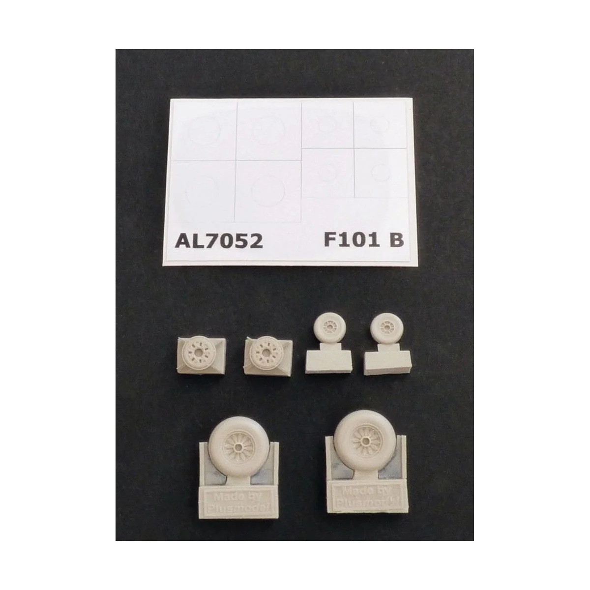 F-101B Woodoo wheels - Plus model AL7052