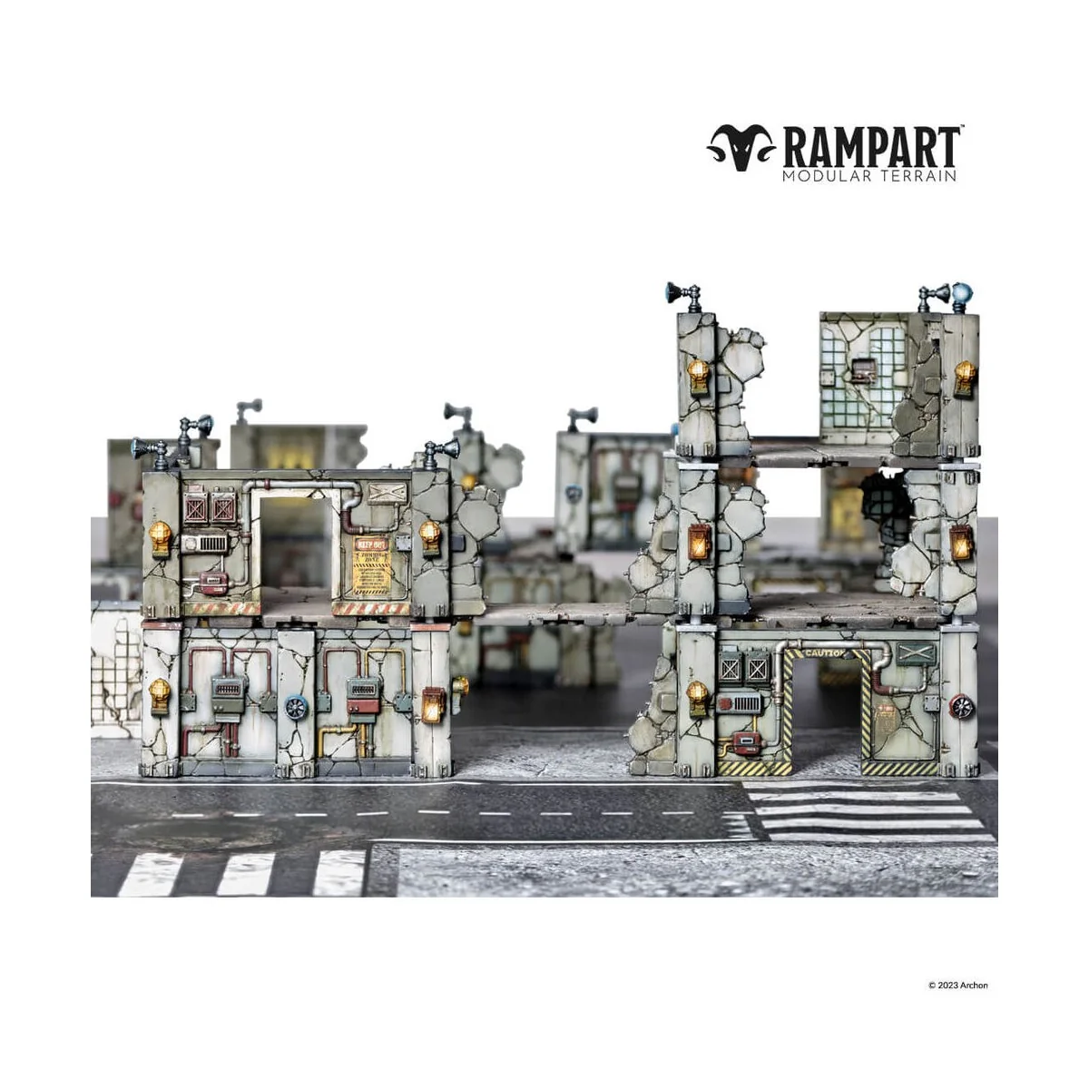 Modular Terrain: CITY RUINS - Archon Studio RAM0007