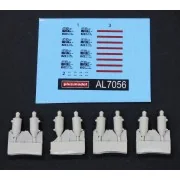 US rocket engines, 1/72 - Plus model AL7056 US rocket engines, 1/72 - Plus model AL7056