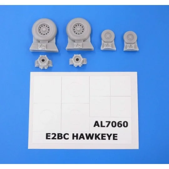 E2C Hawkeye wheels, 1/72 - Plus model AL7060 E2C Hawkeye wheels, 1/72 - Plus model AL7060