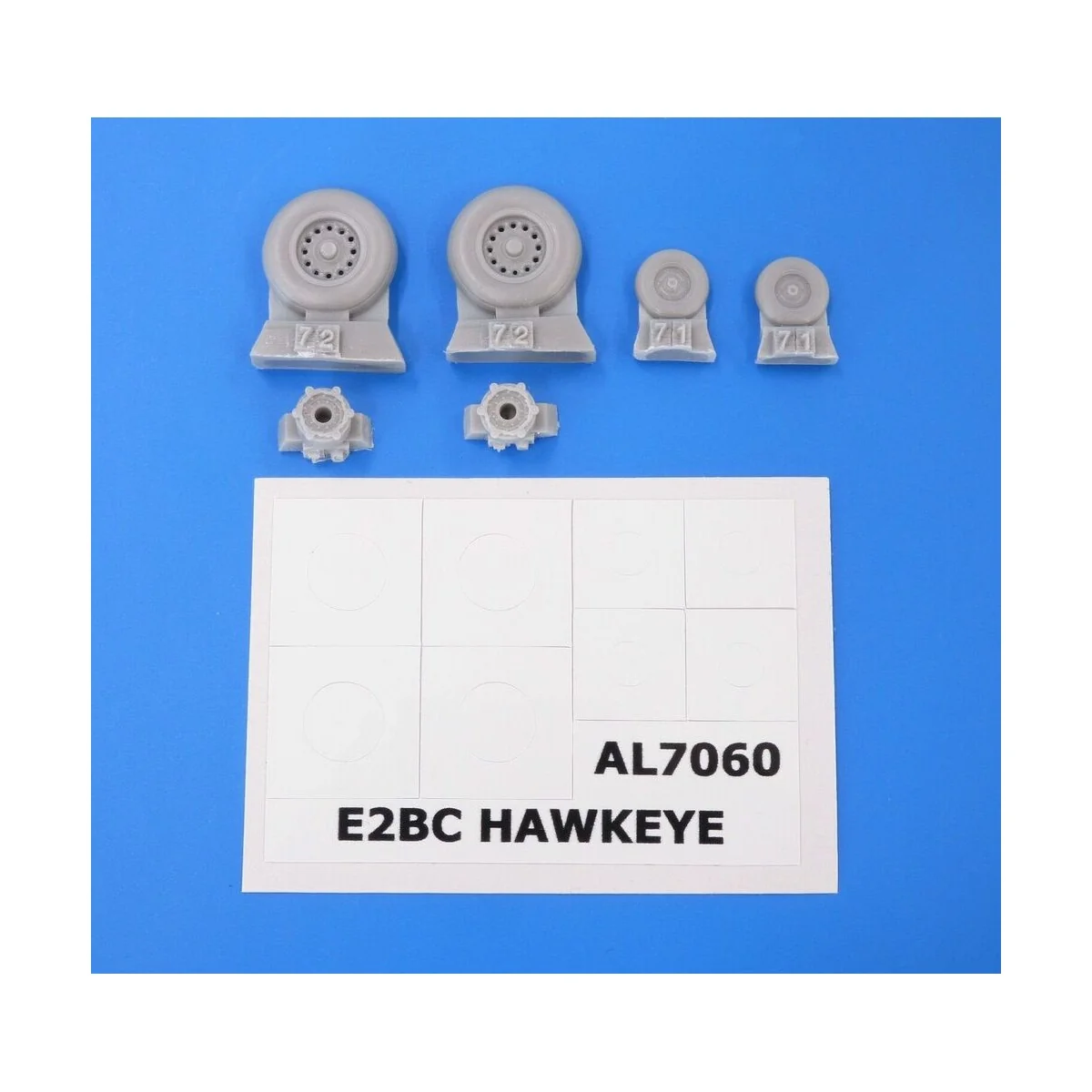 E2C Hawkeye wheels, 1/72 - Plus model AL7060 E2C Hawkeye wheels, 1/72 - Plus model AL7060