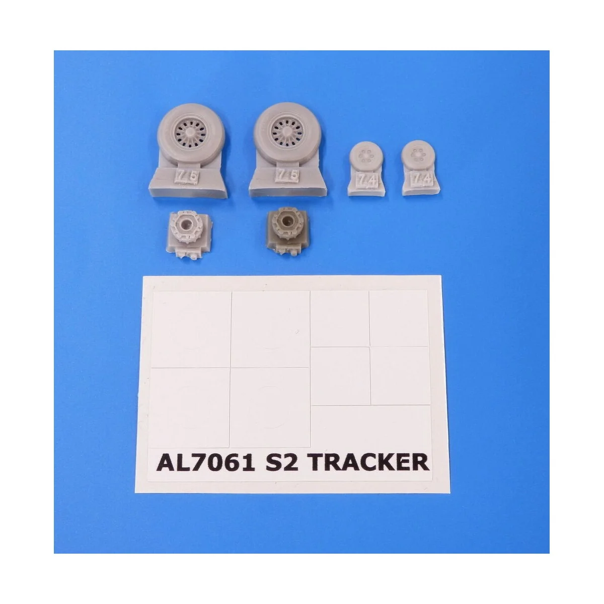 S2 Tracker wheels, 1/72 - Plus model AL7061