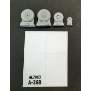 A-26B Invader wheels - Plus model AL7063