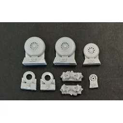 A-26C Invader wheel groved, 1/72 - Plus model AL7064