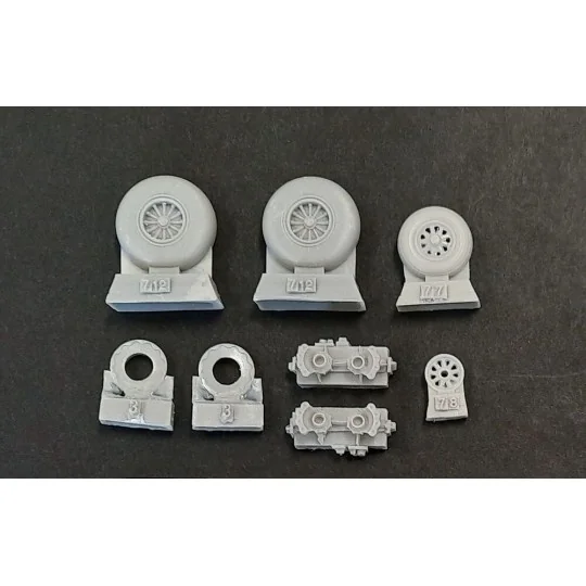 A-26C Invader wheel groved, 1/72 - Plus model AL7064 A-26C Invader wheel groved, 1/72 - Plus model AL7064