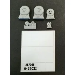 A-26C Invader wheelssmooth patern, 1/72 - Plus model AL7065