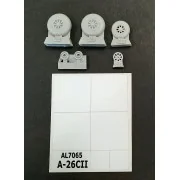 A-26C Invader wheelssmooth patern, 1/72 - Plus model AL7065 A-26C Invader wheelssmooth patern, 1/72 - Plus model AL7065