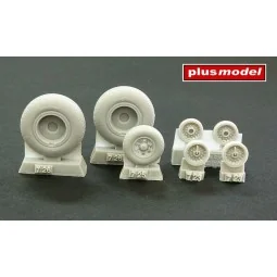 B-24 Liberator wheels with diamond tread - Plus model AL7068