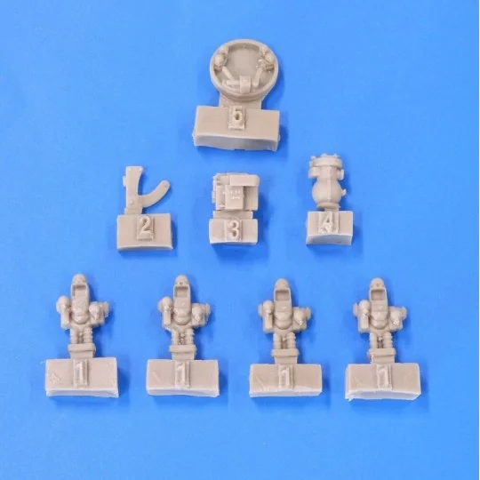 Bomb and gun sights for B-29 Superfortress, 1/72 - Plus model AL7074