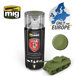 TITANS HOBBY Military Green Matt Primer - AMMO by MIG Jimenez TTH108