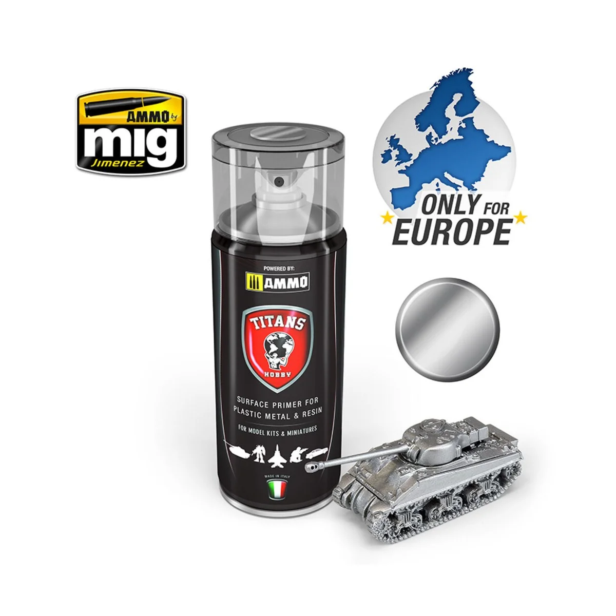 TITANS HOBBY Bare Metal Primer - AMMO by MIG Jimenez TTH109