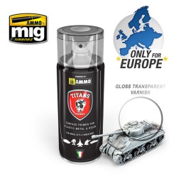 TITANS HOBBY Gloss Transparent Vanish - AMMO by MIG Jimenez TTH114