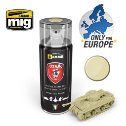 TITANS HOBBY Bone White Matt Primer - AMMO by MIG Jimenez TTH116