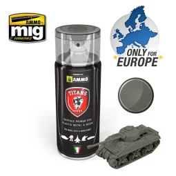 TITANS HOBBY German Field Grey Matt Primer - AMMO by MIG Jimenez TT...