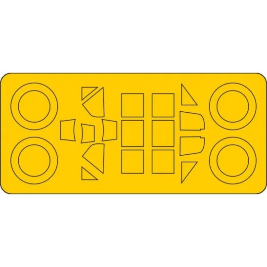 Messerschmitt Bf 109E-4/7 Mask, 1/72 - Special Hobby 100-M72009 Messerschmitt Bf 109E-4/7 Mask, 1/72 - Special Hobby 100-M72009