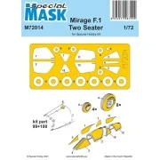 Mirage F.1 Two Seater Mask - Special Hobby 100-M72014