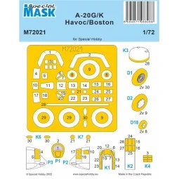 A-20G/K Havoc/Boston MASK 1/72 - Special Hobby 100-M72021