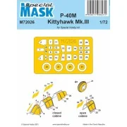 P-40M Warhawk/Kittyhawk Mk.III MASK - Special Hobby 100-M72026