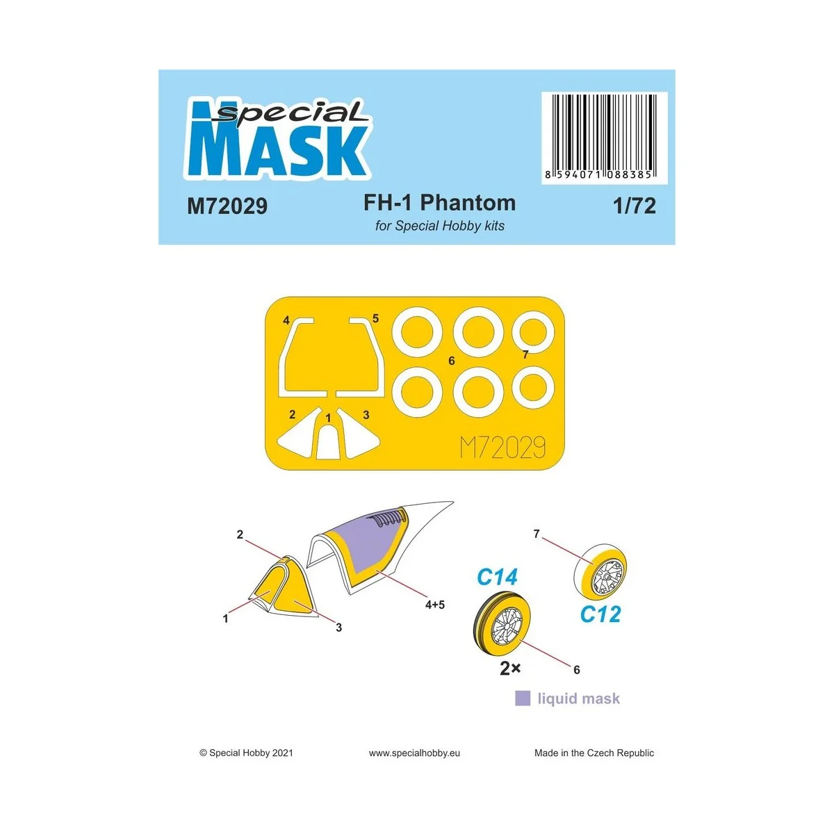 FH-1 Phantom MASK - Special Hobby 100-M72029