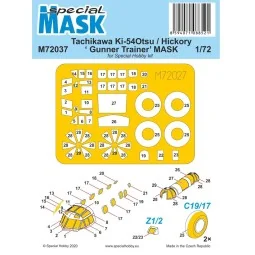 Tachikawa Ki-54Otsu / Hickory Gunner Trainer MASK, 1/72 - Special H...