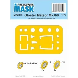 Gloster Meteor Mk.8/9 MASK 1/72 - Special Hobby 100-M72039