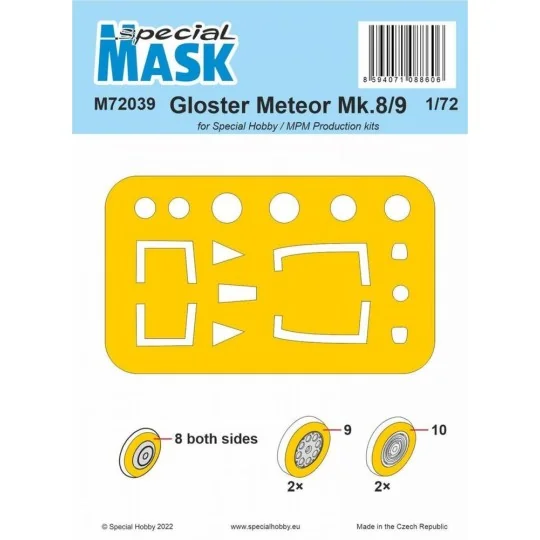 Gloster Meteor Mk.8/9 MASK, 1/72 - Special Hobby 100-M72039