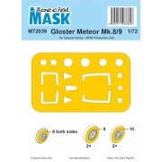 Gloster Meteor Mk.8/9 MASK, 1/72 - Special Hobby 100-M72039