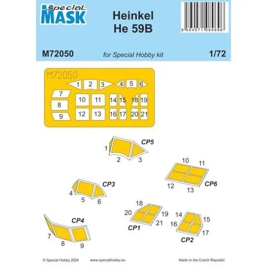 Heinkel He 59B MASK, 1/72 - Special Hobby 100-M72050