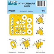P-40F/L Warhawk MASK - Special Hobby 100-M72053