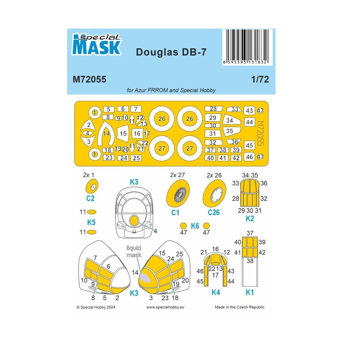 DB-7 MASK - Special Hobby 100-M72055