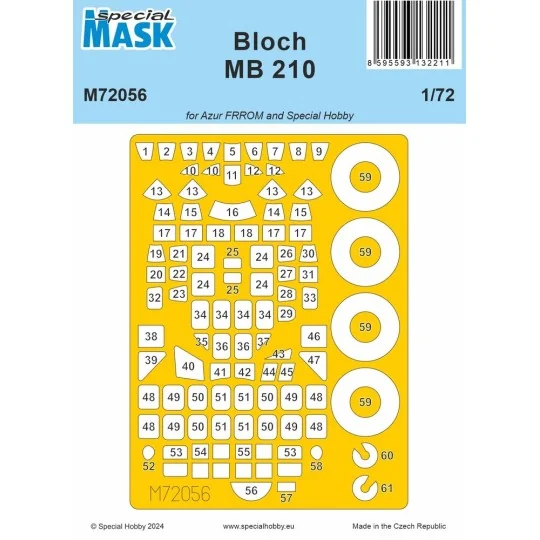 Bloch MB.210 MASK, 1/72 - Special Hobby 100-M72056