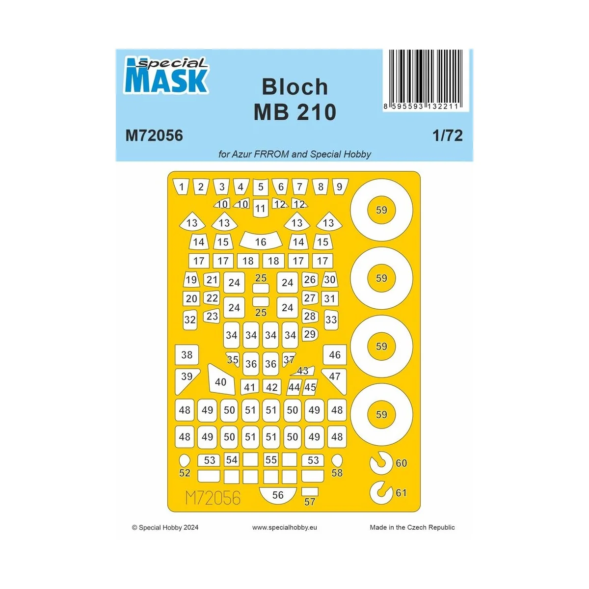 Bloch MB.210 MASK, 1/72 - Special Hobby 100-M72056