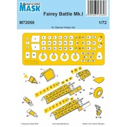 Fairey Battle Mk.I MASK - Special Hobby 100-M72058