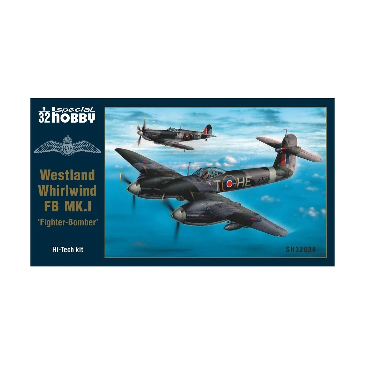 Westland Whirlwind FB MK.I ‘Fighter-Bomber’ Hi-tech kit, 1/32 - Spe...