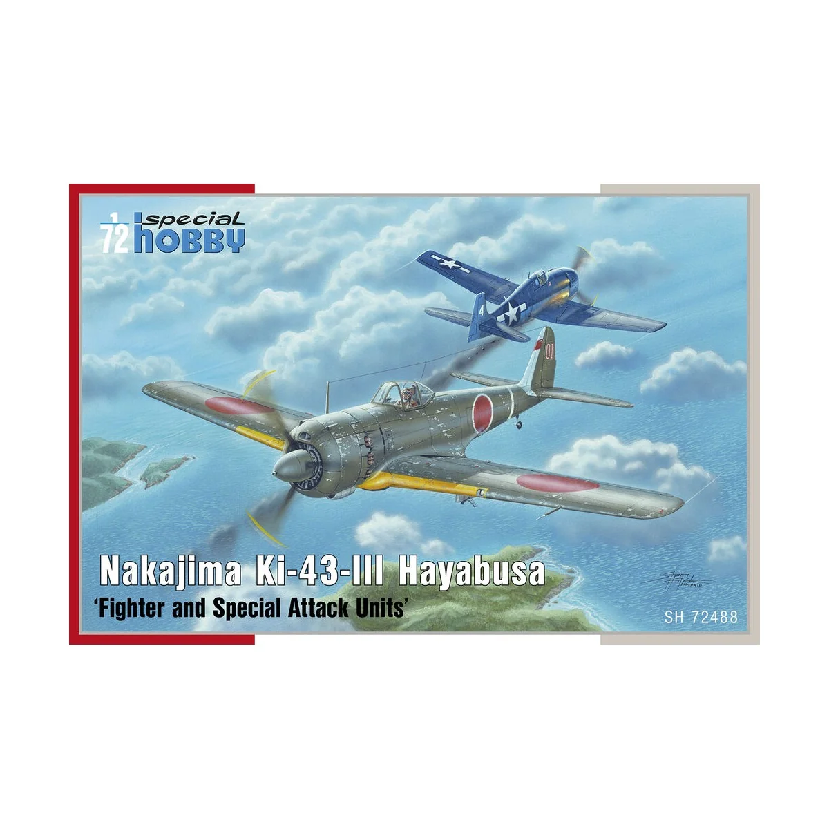 Nakajima Ki-43-III Hayabusa / Oscar, 1/72 - Special Hobby 100-SH72488