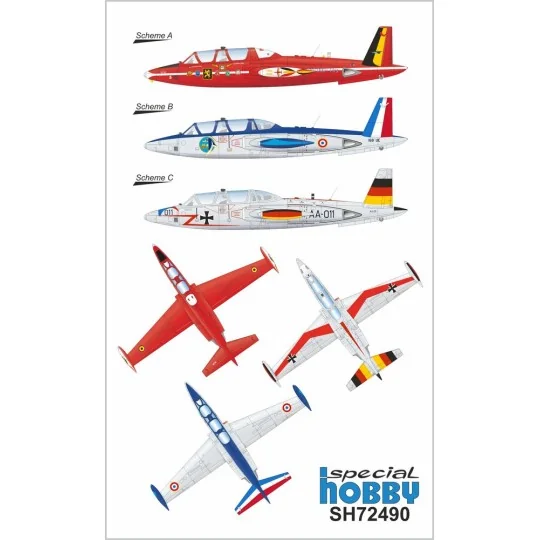 Fouga CM.170 Magister ‘Aerobatic Teams’, 1/72 - Special Hobby 100-S... Fouga CM.170 Magister ‘Aerobatic Teams’, 1/72 - Special Hobby 100-S...